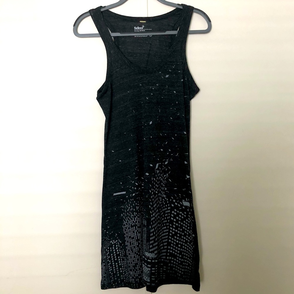 Threadless Select So Long, Old World M Grey Dress